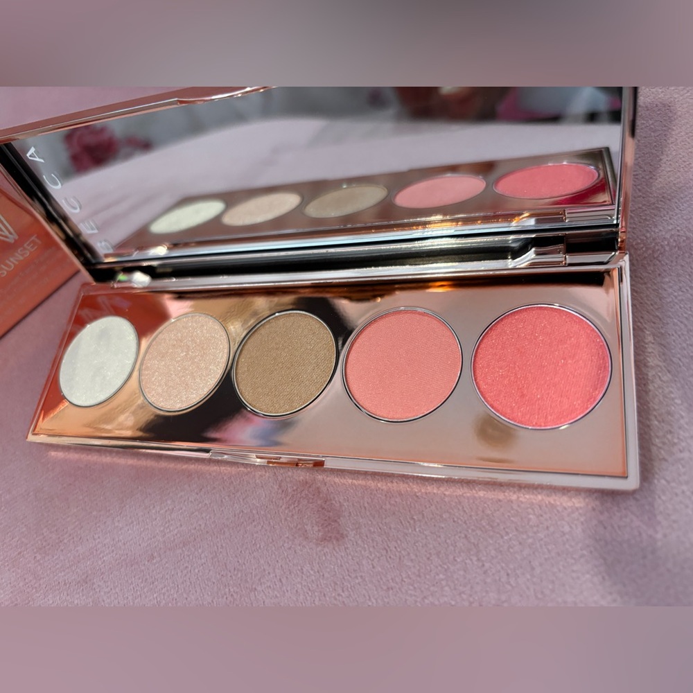NIB BECCA AFTER GLOW SUNSET FACE PALETTE